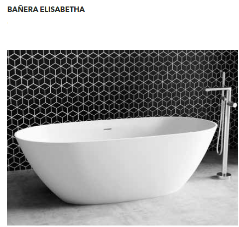 BAÑERA ELISABETHA DE SOLID SURFACE