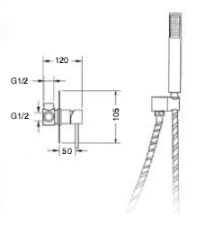 LIMPIADOR HIGIÉNICO DE EMPOTRAR IZAS BOTÓN